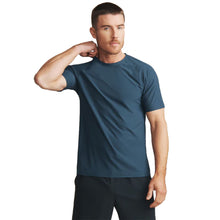 Load image into Gallery viewer, Rhone Reign Short Sleeve Mens Crew Neck - Sea Bl/Teal Hth/XL
 - 3