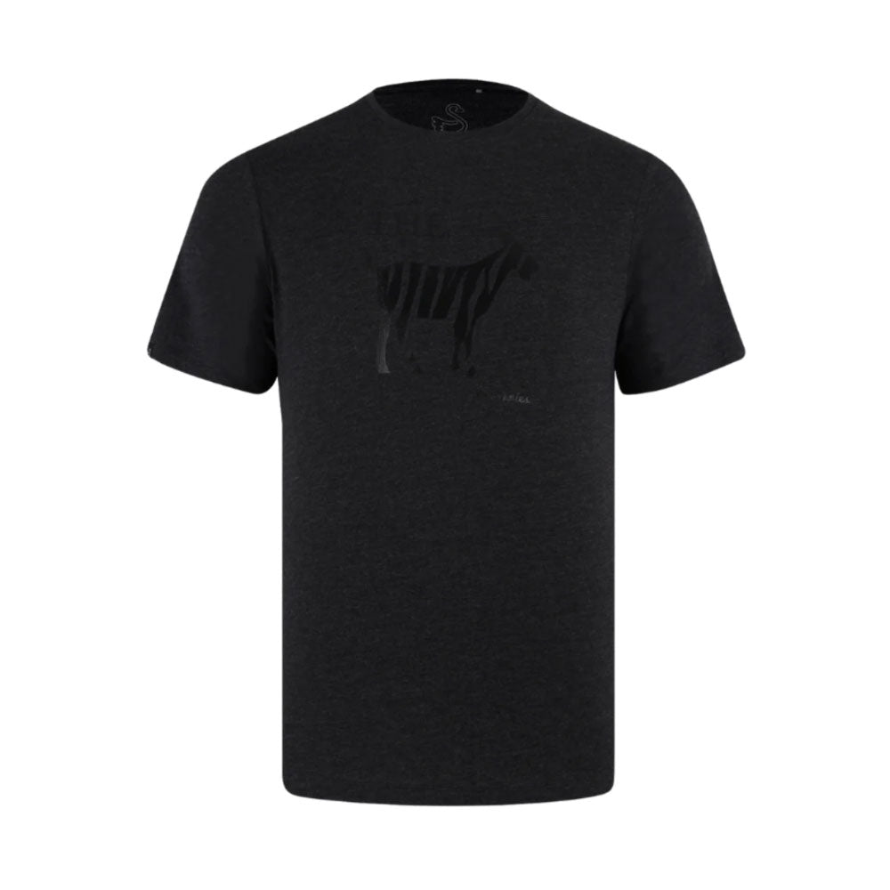 Swannies Tiger Goat Mens Golf T-Shirt - Black/XL