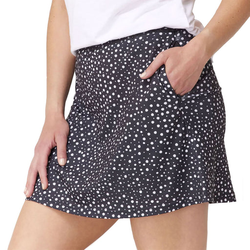 Krimson Klover Wellington 16 Inch Wns Golf Skort - Dots Black/XL