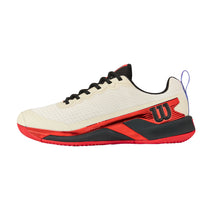 Load image into Gallery viewer, Wilson Rush Pro 4.5 Mens Tennis Shoes - Tofu/Red/Blk/D Medium/12.0
 - 17