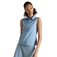 Load image into Gallery viewer, Rhone Course to Court Sleeveless Wmns Golf Polo 1 - Blue Mist/XL
 - 4