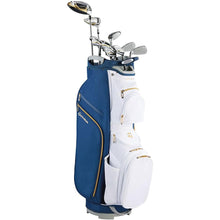 Load image into Gallery viewer, TaylorMade Kalea Gold Cart 10pc RH Wmns Golf Set - Standard/Ladies/Blue/White
 - 1
