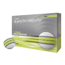Load image into Gallery viewer, TaylorMade Tour Response Stripe Golf Balls - Dozen - Neon Yellow
 - 4