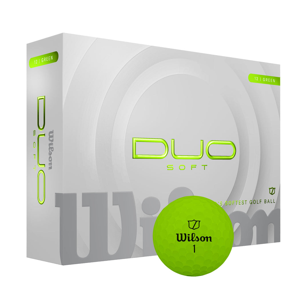 Wilson Duo Soft Golf Balls 2025 - Dozen - Green