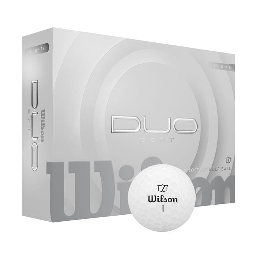 Wilson Duo Soft Golf Balls 2025 - Dozen - White