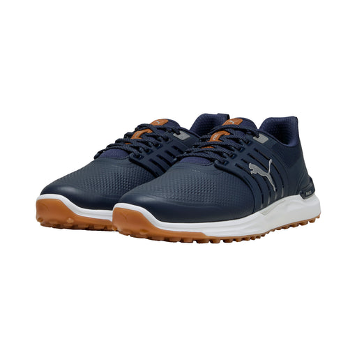 Puma Ignite Elevate 2 Spikeless Mens Golf Shoes - Navy/Silver/Gum/D Medium/14.0