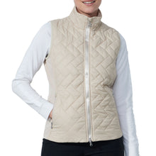 Load image into Gallery viewer, Daily Sports Bonnie Padded Womens Golf Vest - Raw Beige/L
 - 7