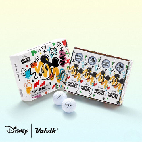VOLVIK MICKEY MOUSE POWER SOFT GOLF BALLS - 2