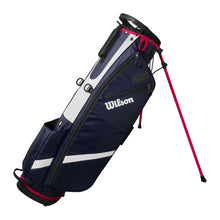 Load image into Gallery viewer, Wilson QS Golf Stand Bag - Navy/White/Red
 - 2