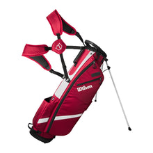 Load image into Gallery viewer, Wilson QS Golf Stand Bag - Red/White/Black
 - 3
