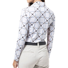 Load image into Gallery viewer, SanSoleil Solcool Print Mock Womens Golf PO
 - 12