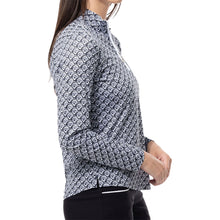 Load image into Gallery viewer, SanSoleil Solcool Print Mock Womens Golf PO
 - 10