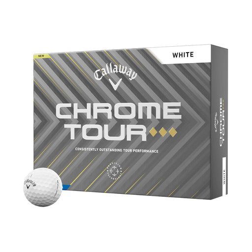 Callaway Chrome Tour Triple Diamond Golf Balls Dzn - White