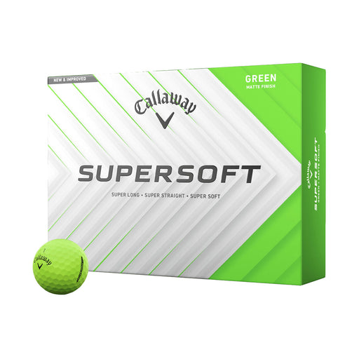 Callaway Supersoft Matte Golf Balls - Dozen - Green