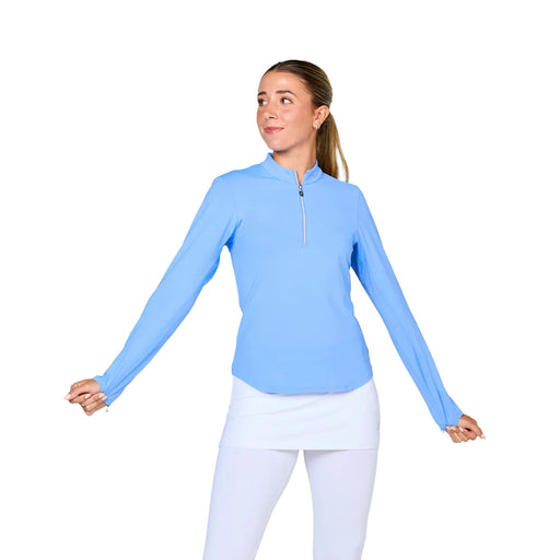 Sofibella UV Colors Womens LS Golf Shirt