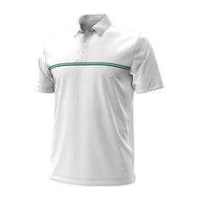 Load image into Gallery viewer, Under Armour Drive Chest Stripe Mens Golf Polo - White/L
 - 1