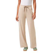 Load image into Gallery viewer, TravisMathew Cloud Terry Wide Leg Womens Pants - Heather Natural/M
 - 2