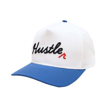 Load image into Gallery viewer, Redvanly Hustler R 5-Panel Mens Hat - White/Navy/One Size
 - 5