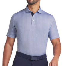 Load image into Gallery viewer, Puma Mattr Tile Mens Golf Polo - Deep Nvy/Wt Glo/XL
 - 1