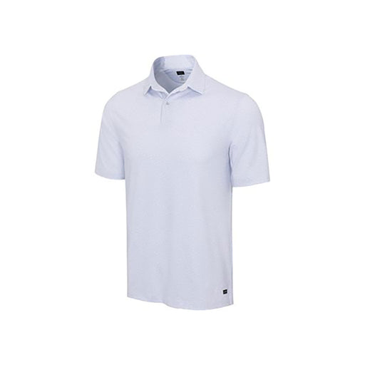 Greg Norman Abstract Shark Tooth Mens Golf Polo - Shark Grey/XL