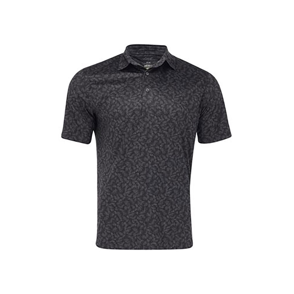 Greg Norman ML75 Rec Microlux Rye Mens Golf Polo - Black/XXL