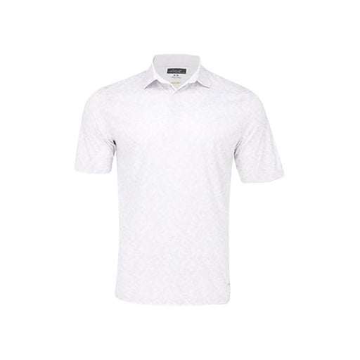 Greg Norman ML75 Rec Microlux Rye Mens Golf Polo - White/XXL