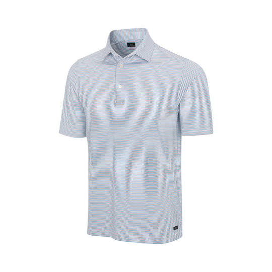 Greg Norman ML75 Stretch Season Stripe Mens Golf Polo