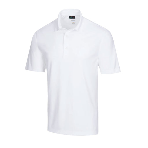 Greg Norman Protek ML75 Micro Emboss Mns Golf Polo - White/XL