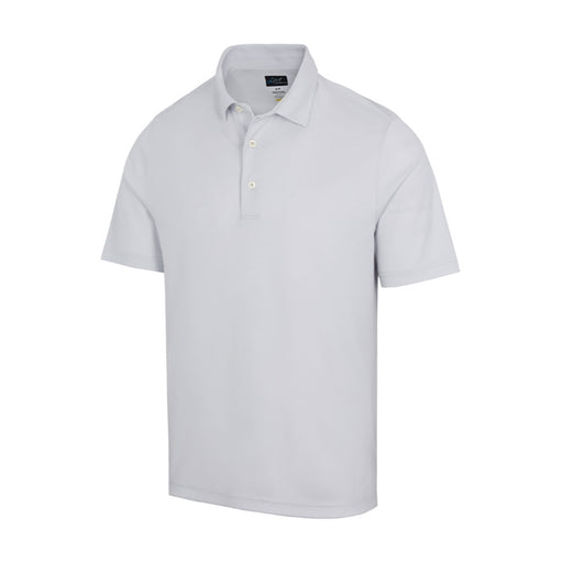 Greg Norman ML75 Recycl Microlx Mesh M Golf Polo - Shark Grey Hthr/XXL