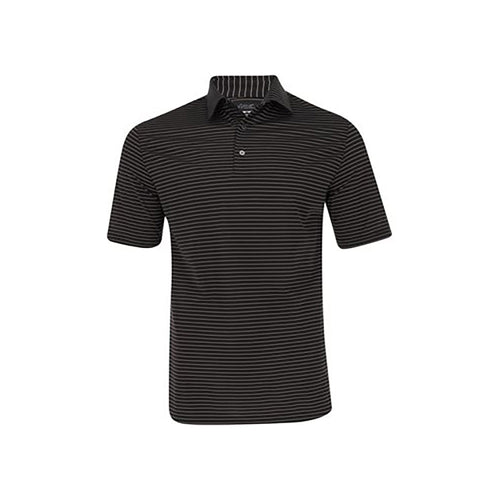Greg Norman Freedom Micro Pique Feeder Stripe Mens Golf Polo