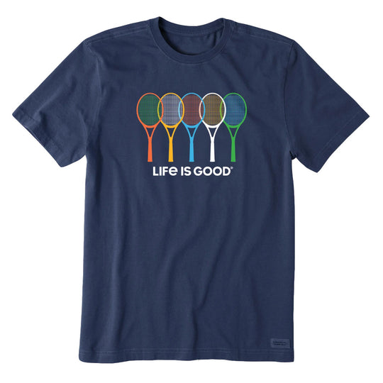 Life Is Good Tennis Spectrum Mens Crusher T-Shirt