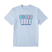 Load image into Gallery viewer, Life Is Good Tennis Spectrum Mens Crusher T-Shirt - Glacier Blue/XXL
 - 2