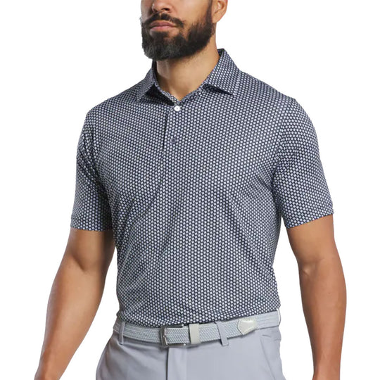 FootJoy Houndstooth Geo Lisle Mens Golf Polo