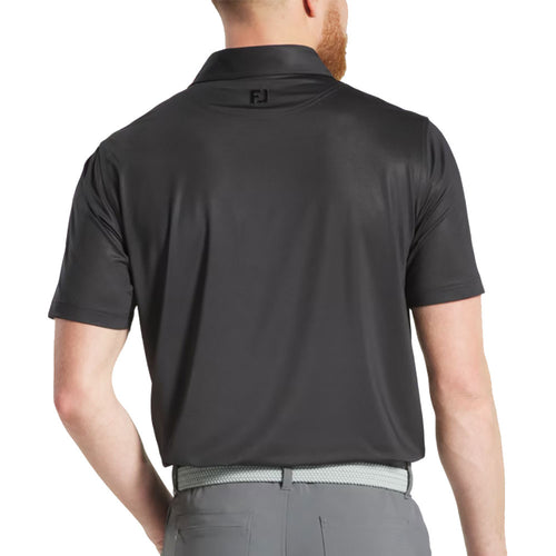 FootJoy Tonal Dot Print Lisle Mens Golf Polo - 2