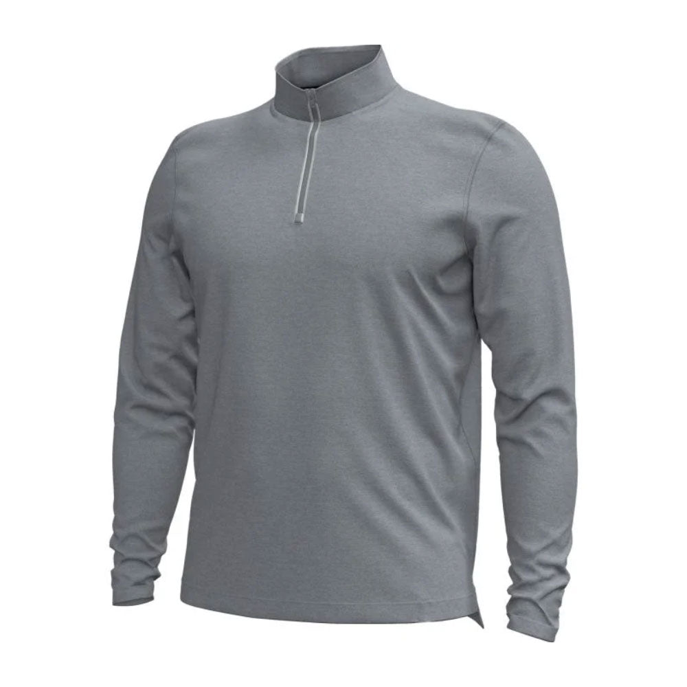 Under Armour Aura Heather 1/4 Zip Mens Pullover - Steel/XXL