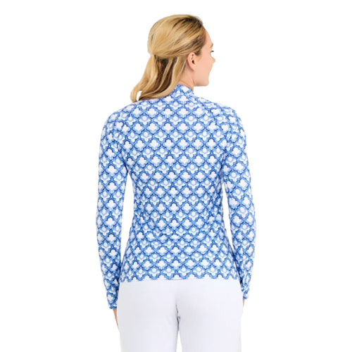 Sofibella Kaleidoscope Raglan Womens Golf Long Sleeve Shirt - 2