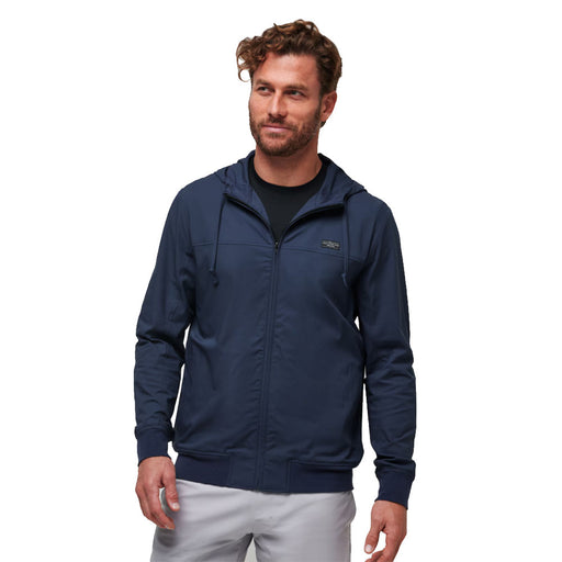 TravisMathew Wanderlust Mens Golf Hoodie Jacket - Mood Indigo/XL