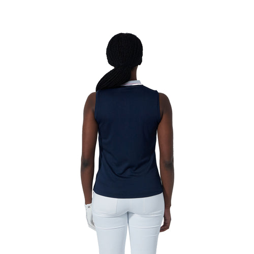 Daily Sports Match Womens Sleeveless Golf Polo - 2