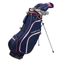 Load image into Gallery viewer, Wilson Profile 11P Wmns RH Complete Golf Set Stand - Standard/Ladies/Nvy/Rs Gld/Slvr
 - 1