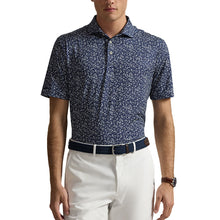 Load image into Gallery viewer, RLX Golf SS Ltwt Airflow Floral Prn Mens Golf Polo - Refined Navy/XL
 - 1