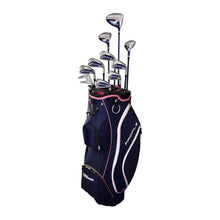Load image into Gallery viewer, Wilson Profile 11P Wmns RH Complete Golf Set Cart - Tall/Ladies/Nvy/Rs Gld/Grey
 - 1