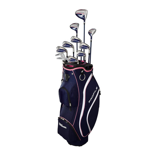 Wilson Profile 11 Piece Womens Right Hand Complete Golf Set with Cart Bag
