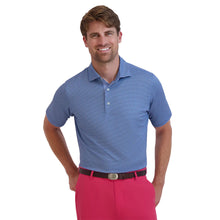 Load image into Gallery viewer, Fairway &amp; Greene Granaway Check Mens Golf Polo - Marine/XXL
 - 3