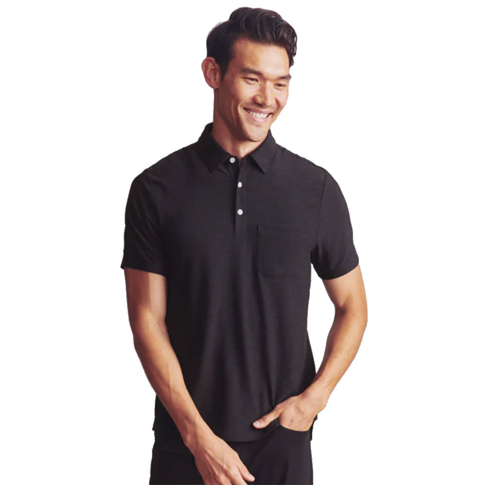 Rhone WFH Mens Golf Polo - Black/XL
