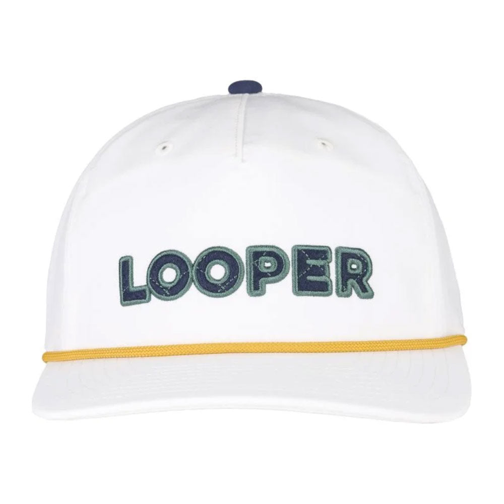Swannies Looper Mens Golf Hat - White/One Size