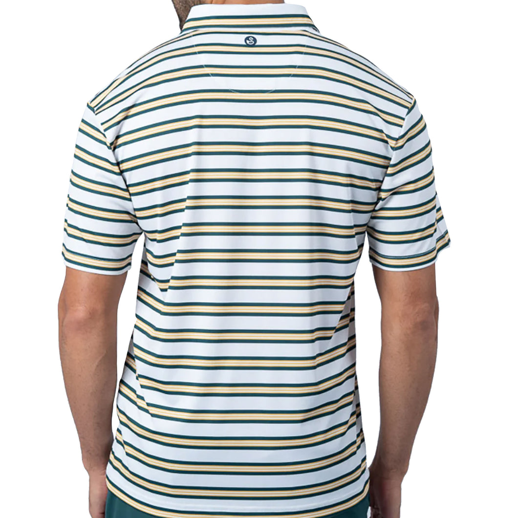 Swannies VanNess Mens Golf Polo - Forest/L