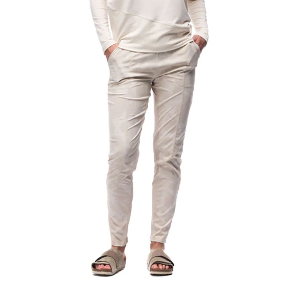 Indyeva Matkailu IV Womens Woven Stretch Pants - Sandy Taupe Prt/L