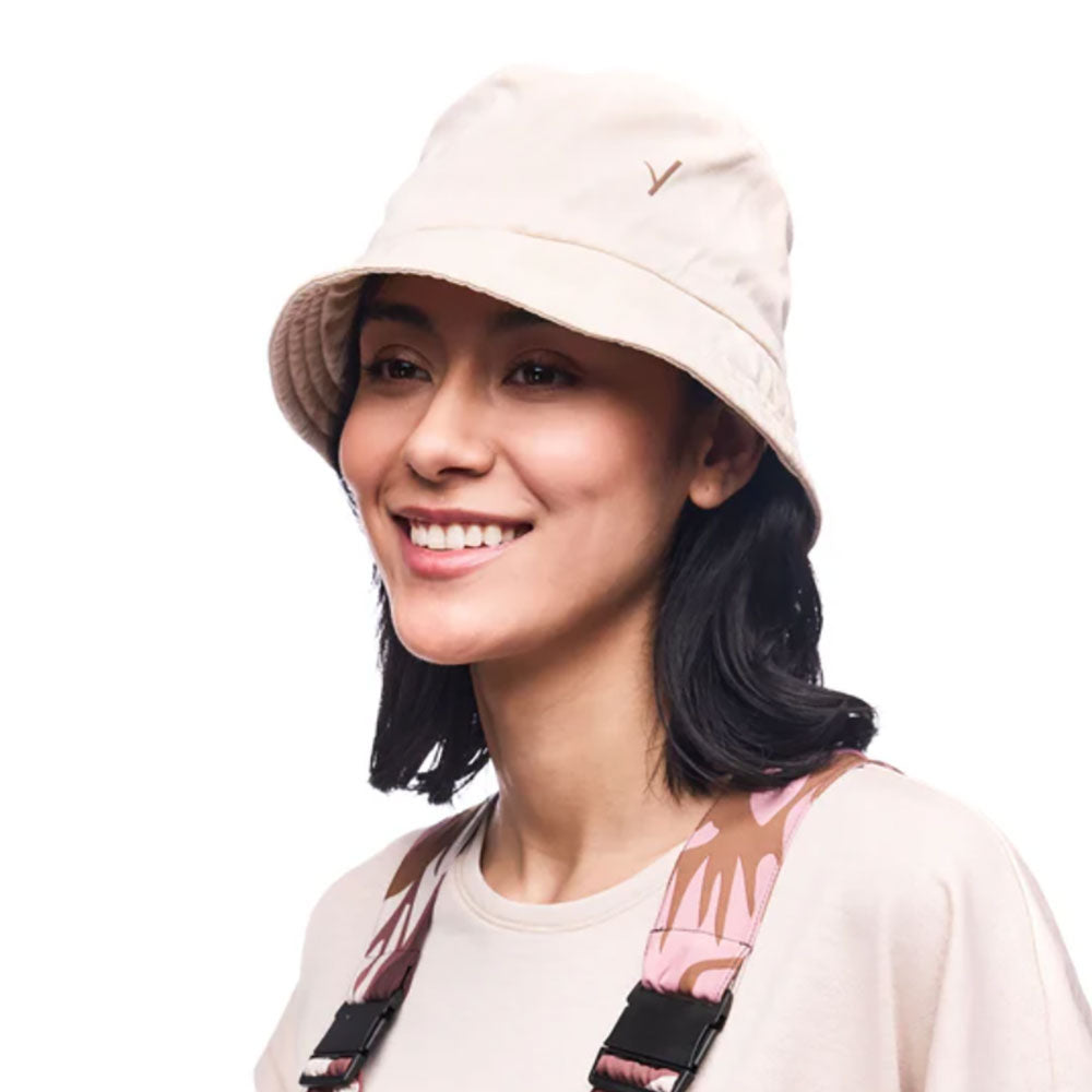 Indyeva Sombrero Womens Bucket Hat - Sandy Taupe Prt/S