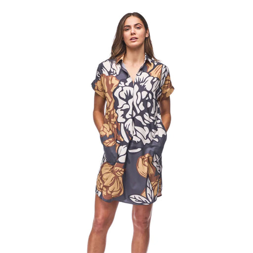 Indyeva Frivol Hematite Slate Womens Dress - Hematit Slt Prt/XL