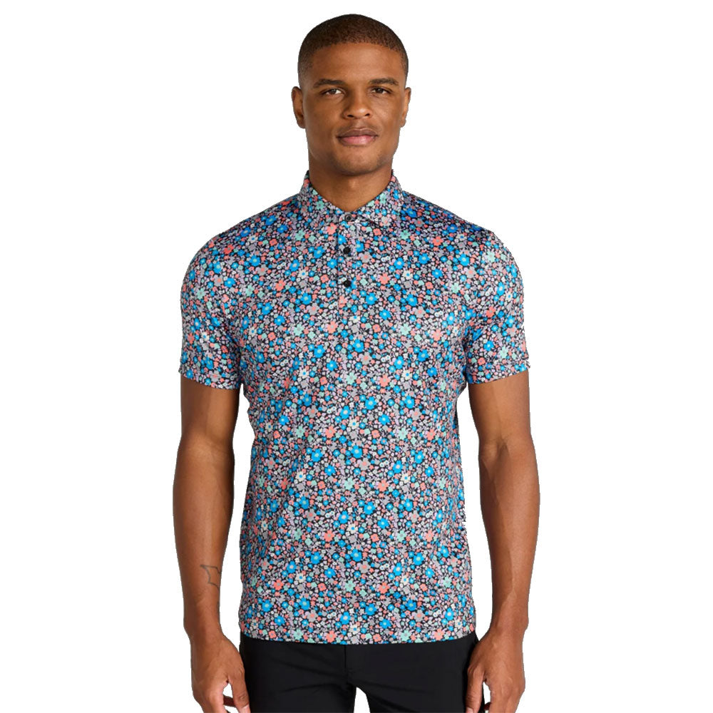 Redvanly Louis Mens Golf Polo - Tuxedo Multi/XL